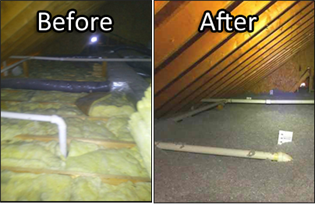 Before & After Insulation
